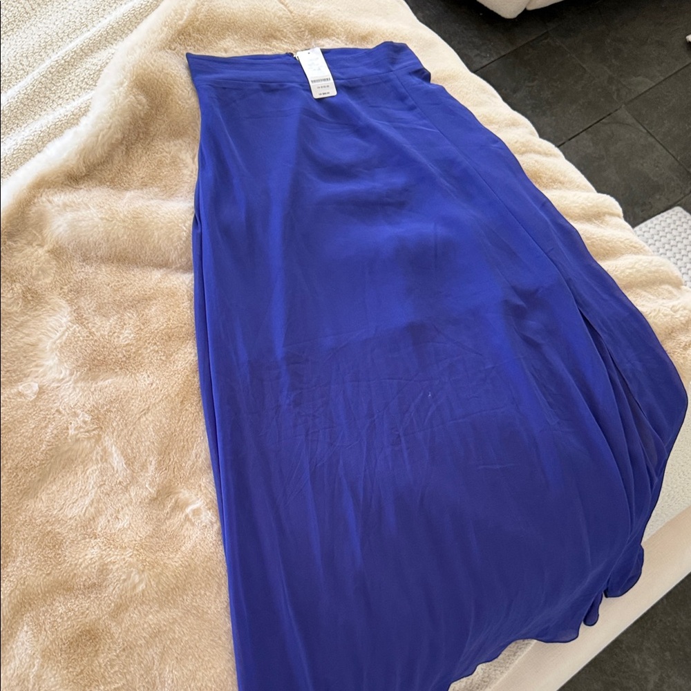 bebe Cobalt Blue Maxi Skirt